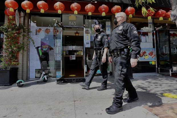 米ロサンゼルス市警察 チャイナタウンでのパトロールを強化 ライブドアニュース