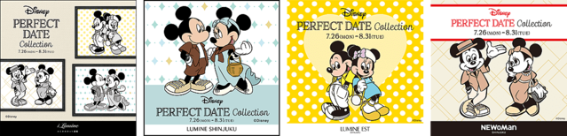 書き下ろしデザインのミッキー ミニーグッズ ルミネ新宿 ディズニー Perfect Date Collection ライブドアニュース