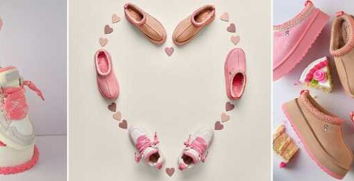 UGG 6 ピンク♥︎ FASHION] UGGが指ハートにインスパイアされたバレンタインコレクション