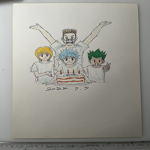 キルア誕生日おめでとう！ 冨樫氏のXにてお祝いイラストが公開 (2024年