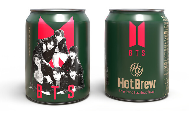 BTS（防弾少年団）が缶コーヒーのパッケージに！限定商品を世界初公開