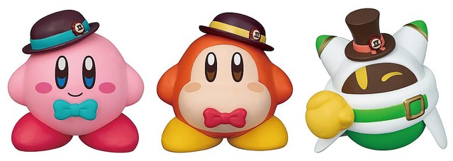 星のカービィ一番くじ+αワドルディ★KIRBY HAT STUDIOラストワン仕立屋なぬいぐるみE/F/G賞アートなグラスあいすなチャームプププトレイン カービィと店主マホロアとワドルディが仕立てる帽子屋さんを 舞台に