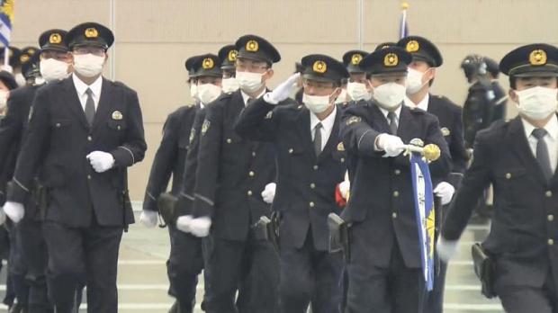 正念場の年 三重県警察本部の年頭視閲式 難波正樹新本部長が訓示 ライブドアニュース