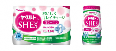 リニューアルの ヤクルトshes でキレイチャージ Peachy ライブドアニュース