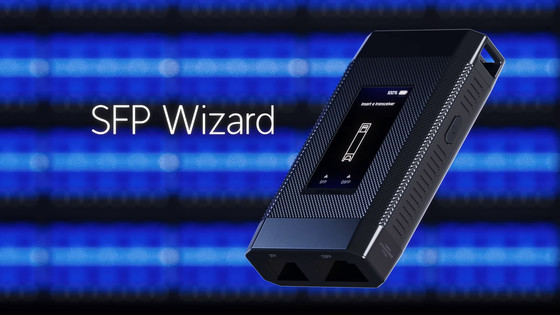 数秒以内に診断と再プログラミングが可能 光トランシーバーのテスター