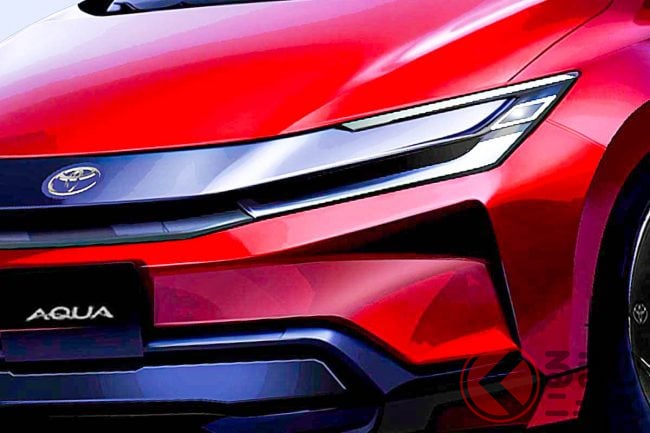 トヨタの人気コンパクトカー「アクア」ビッグマイナーチェンジか