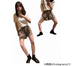 広瀬すず 筋肉質な脚 露出自撮りに反響 ライブドアニュース