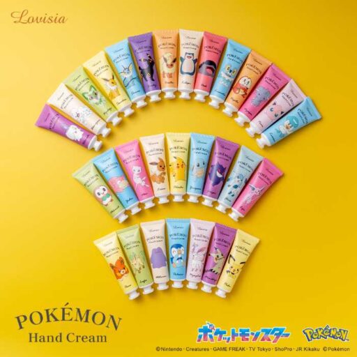 大人かわいいを叶える「ポケモン」ハンドクリームが全30種類にパワーアップ