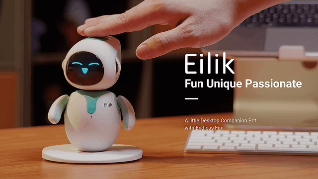 卓上型ロボット「Eilik」が Kickstarterに登場 4つの感情を持つ ...