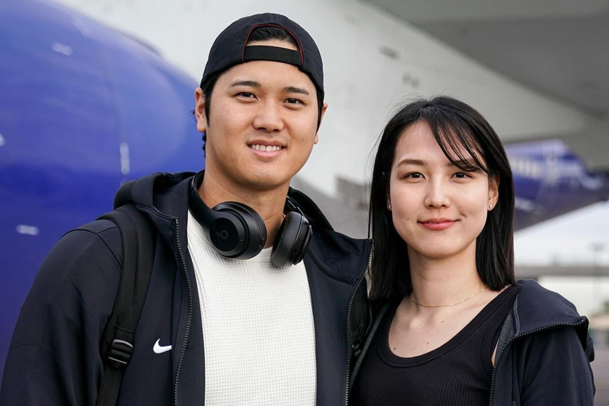  大谷と真美子さん（ドジャース公式インスタグラムより） 