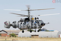 �岼���ʤ˥������������������������Ka-27�إꡣ��Ĺ��û���Ǥ���Τ���ħ�ʲ��������������ɾʡ�