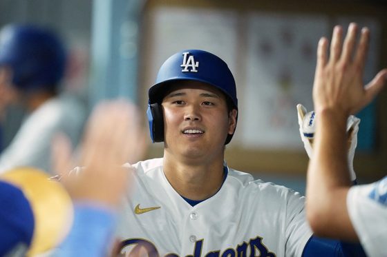 Dバックス戦に出場したドジャース・大谷翔平【写真：ロイター】