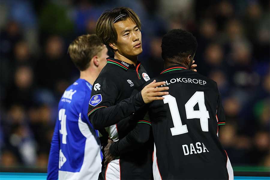 NECの小川航基【写真：Pro Shots/アフロ】