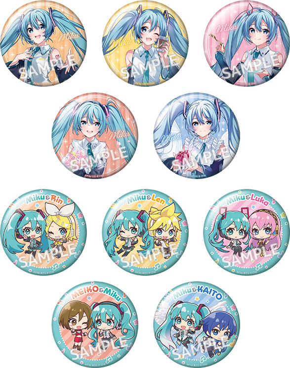 初音ミク 16TH誕生日記念シリーズ 缶バッジ 中国公式グッズ 未開封