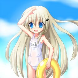 画像 ありそうでない組み合わせ スクール水着の女の子 With 浮き輪 イラスト詰め合わせ 17 ライブドアニュース