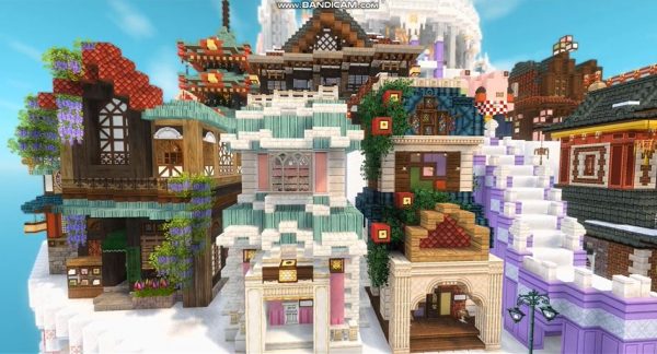 画像 海に浮かぶ巨大な ケーキ島 が マイクラ に登場 四季をコンセプトに組み上げられた建築センスに 夢の国 天才すぎ と称賛の声 24 33 ライブドアニュース