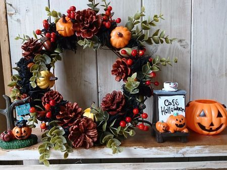 クリスマス ハロウィン ガーランド 羊毛フェルト 季節 冬 飾り