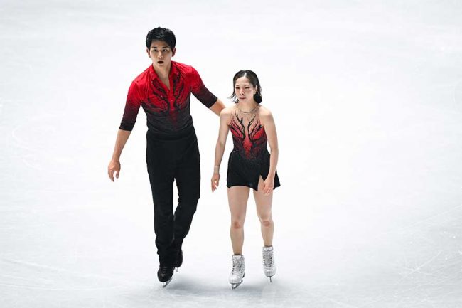 三浦璃来（右）と木原龍一【写真：中戸川知世】