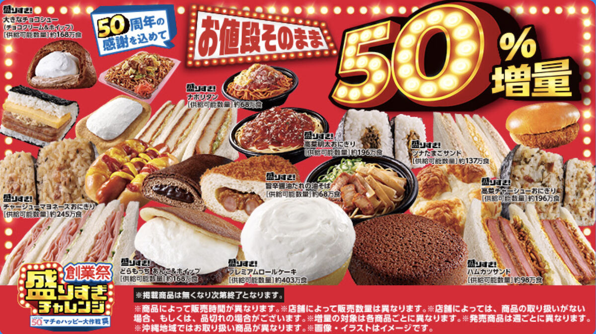 ローソン盛りすぎ祭り体験レポ