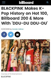 韓流 ｂｌａｃｋｐｉｎｋ ビルボードで韓国女性グループ最高順位 ライブドアニュース