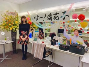 池江璃花子が『報ステ』出演。楽屋に飾られた激励の言葉や花束(画像は『Rikako Ikee 2020年2月18日付Instagram「明日夜、報道ステーションで放送予定です!」』のスクリーンショット)