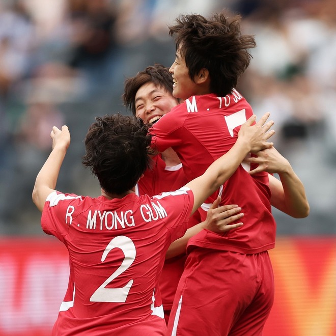前半だけでハットトリックを達成したミョン・ユジョン。（C）Getty Images