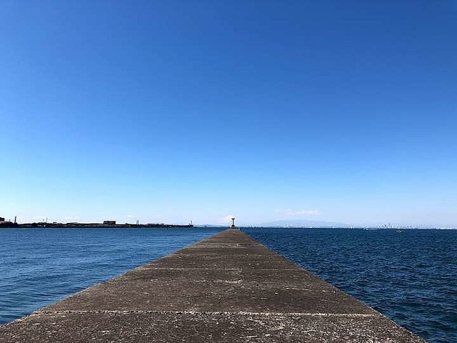 木更津沖堤に初上陸（陸じゃないけど）