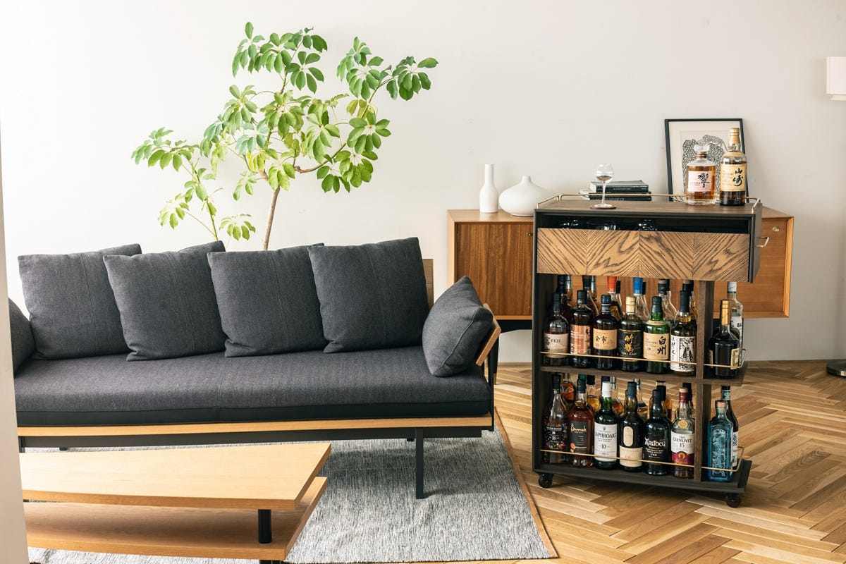 ウイスキーラック　サイドバーワゴンタイプ　男前インテリア　915 ウイスキーラック サイドバーワゴンタイプ 男前インテリア 915