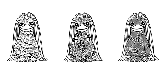 無料キャンペーン中 アマビエを塗り絵しながらワンランク上の色塗りテクニックが身につく アマビエ塗り絵 23日17時まで ライブドアニュース