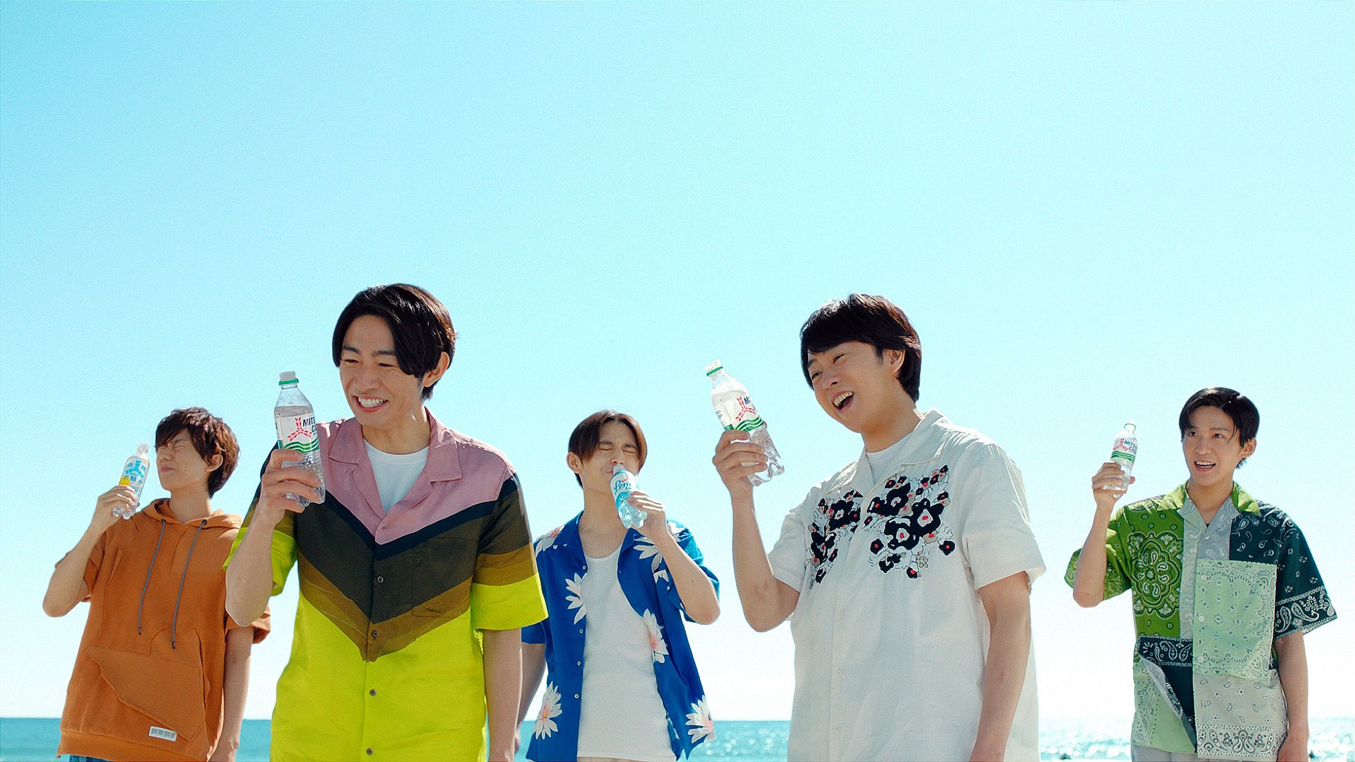 櫻井翔 相葉雅紀 山田涼介 阿部亮平 目黒蓮が出演する 三ツ矢サイダ 新tvcmが完成 ライブドアニュース