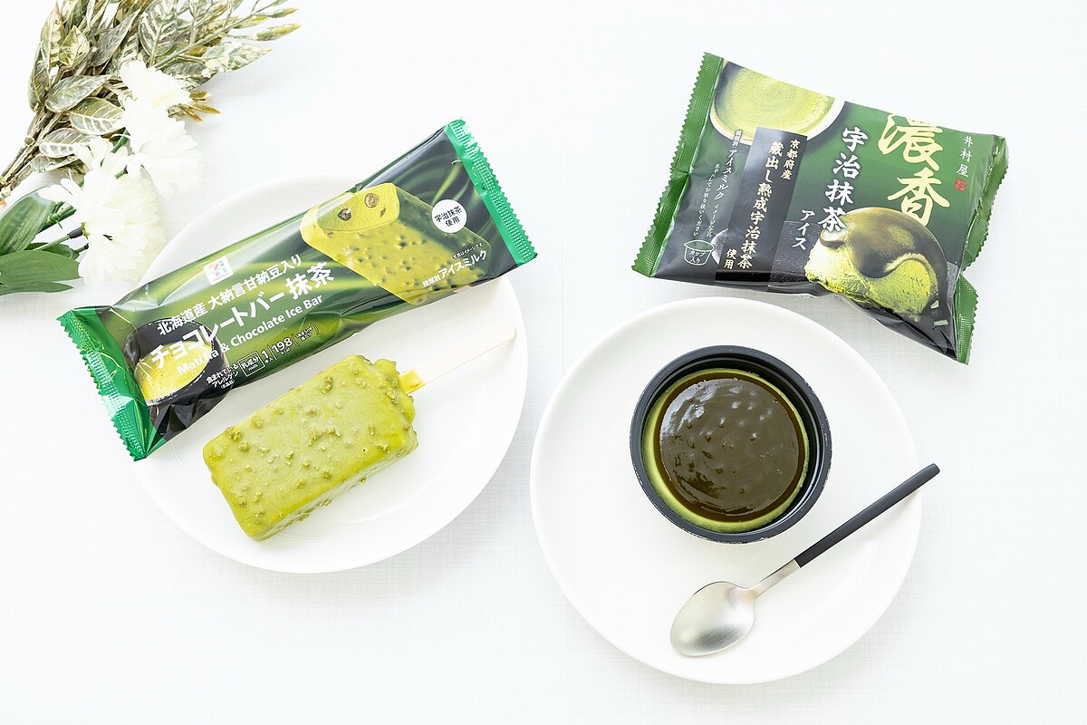 セブン-イレブンから抹茶アイスの新商品「濃香 宇治抹茶アイス」など発売