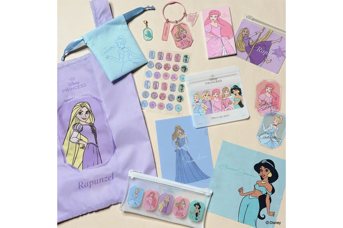 ディズニープリンセス5人が描かれた商品 キャンドゥで2月19日から発売