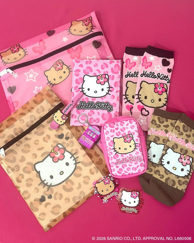 日焼けキティ”限定グッズが「サンキューマート」に登場へ！ 平成ギャル