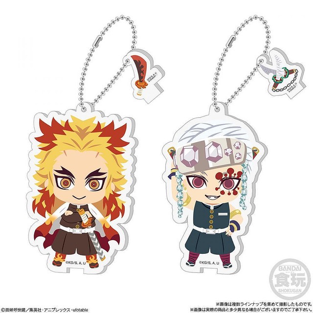 鬼滅の刃】ずっと目が合うよ！可愛いアクリルチャームを全種集めたい