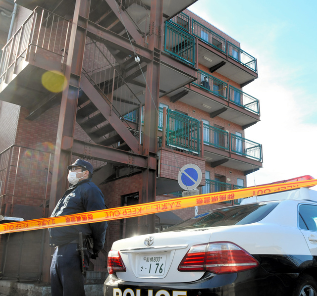 【画像】マンションで男性刺され死亡、64歳男を殺人未遂容疑で逮捕 前橋 ライブドアニュース