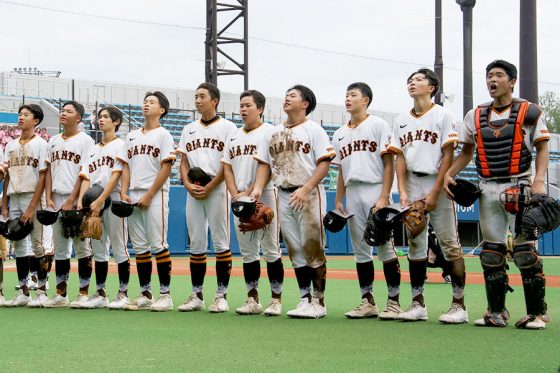 スターゼンカップに臨む多摩川ボーイズナイン【写真：磯田健太郎】