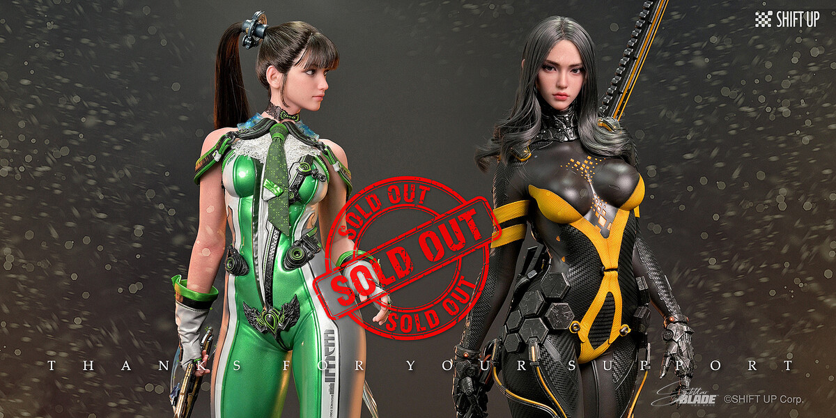 約60万円のJNDスタジオ製「ステラーブレイド」“イヴ&タキ”フィギュアが