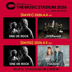 ��docomo presents THE MUSIC STADIUM 2026 organized by ONE OK ROCK�ٽб��