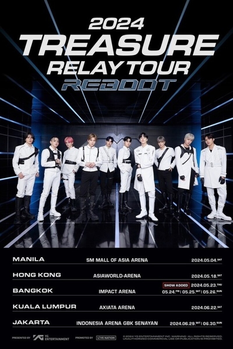 最終値下げ】treasure アサヒ relay tour REBOOT MD