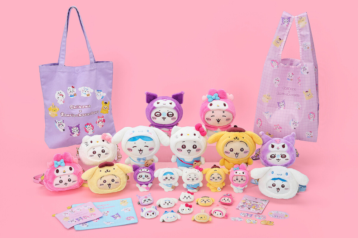 ちいかわ×サンリオキャラクターズ」がサンリオショップほかにて6月13日