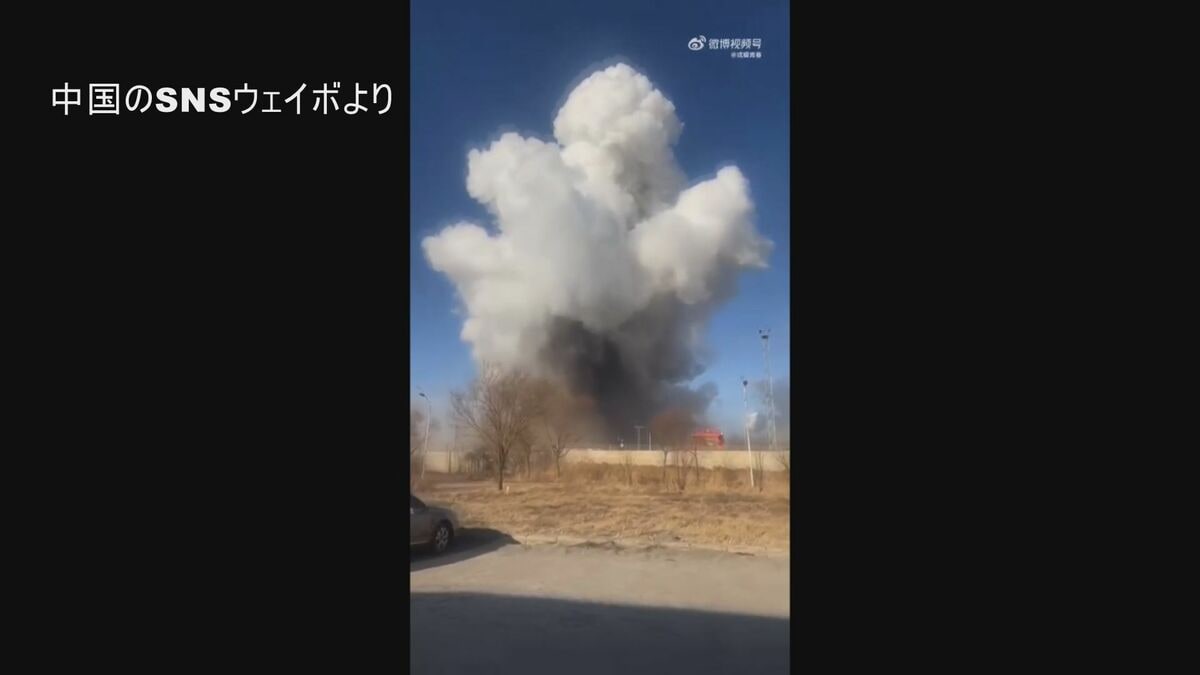 中国の工場爆発 2人死亡5人不明