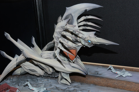 プラモデルならではの表現を！ エクスプラスの「ガメラ」シリーズ