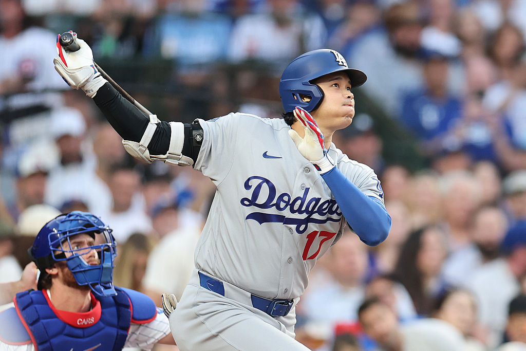 2安打を記録したドジャース・大谷翔平(写真=Getty Images)