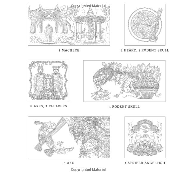 塗る手が震える 世界一グロテスクな 怖すぎるぬり絵 Beauty Of Horror がヴィレヴァンで予約開始 ホラー通信 ライブドアニュース