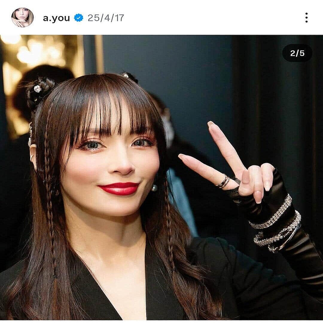 浜崎あゆみ、金髪ロング×純白ドレスで最強オーラ全開 「昔の