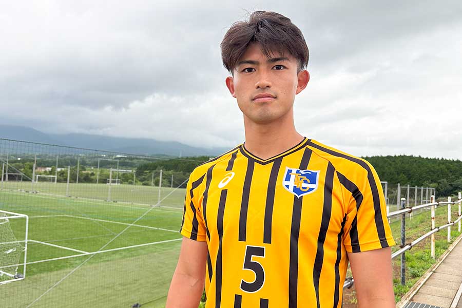 東海大学の丸山大和【写真：FOOTBALL ZONE編集部 】