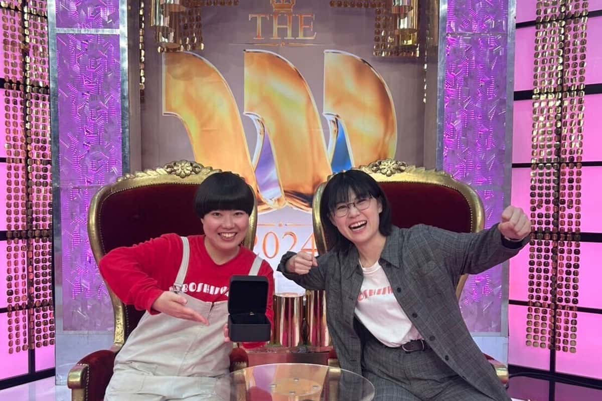  『女芸人No.1決定戦 THE W 2024』（日本テレビ系）で優勝したにぼしいわし（本人の公式Xより） 