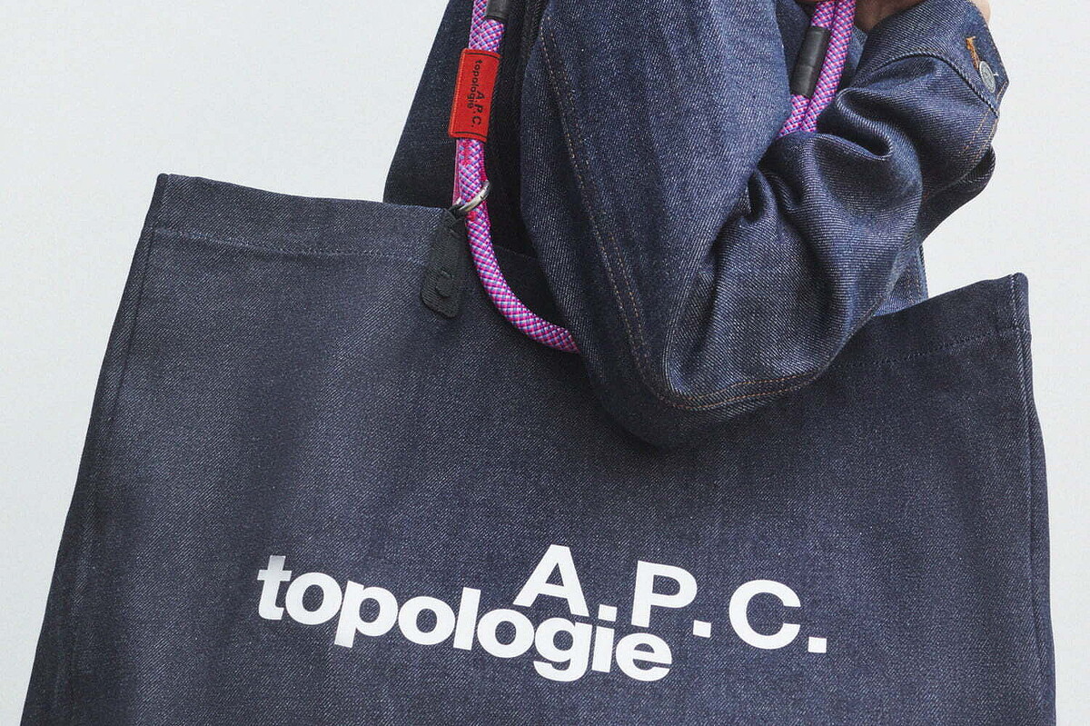 A.P.C. topologie デニムショルダーバッグ A.P.C×topologie ショルダーバッグ A.P.C.×トポロジー“インディゴ