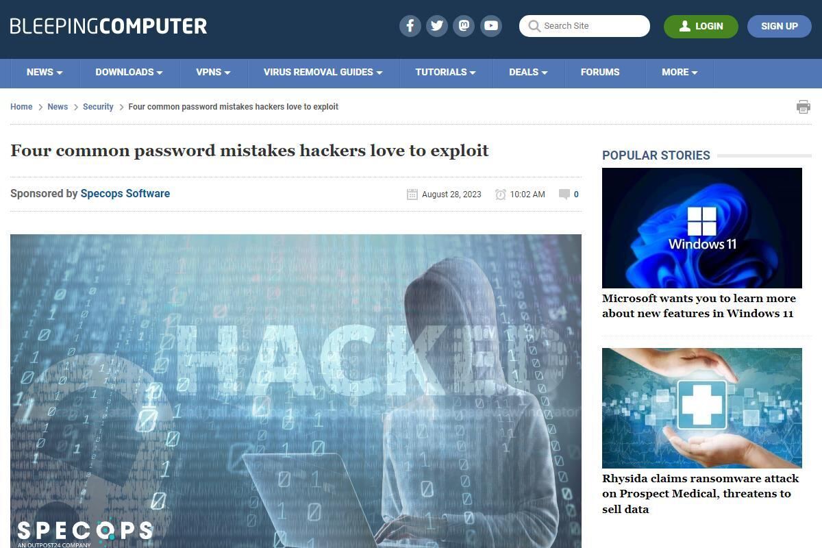 安全そうに見えて実は危険なパスワード、4つのタイプとは？ - ライブドアニュース