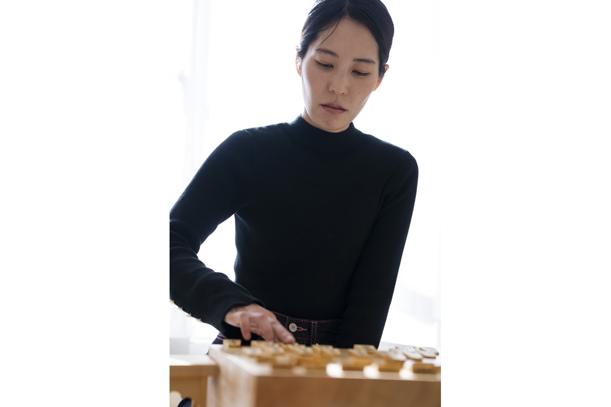  女流棋界の第一人者・福間香奈女流五冠（撮影：野澤亘伸） 